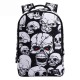 Men Women Outdoor Travel Skull Pattern Polyester Multifunctional Shoulders Bag Backpack Men Women Outdoor Travel Skull Pattern Polyester Multifunctional Shoulders Bag Backpack