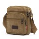 Men Casual Retro Canvas Shoulderbags Multi Pocket Crossbody Bags Men Casual Retro Canvas Shoulderbags Multi Pocket Crossbody Bags