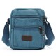 Men Casual Retro Canvas Shoulderbags Multi Pocket Crossbody Bags Men Casual Retro Canvas Shoulderbags Multi Pocket Crossbody Bags