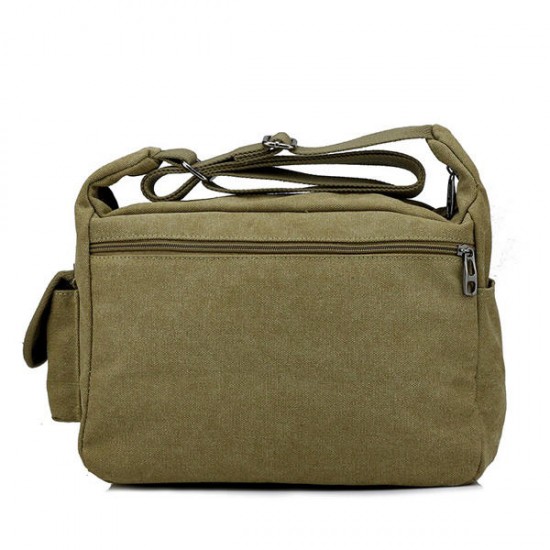 Large Capacity Men Casual Canvas Shoulder Messenger Bag Travel Crossbody Bag Large Capacity Men Casual Canvas Shoulder Messenger Bag Travel Crossbody Bag