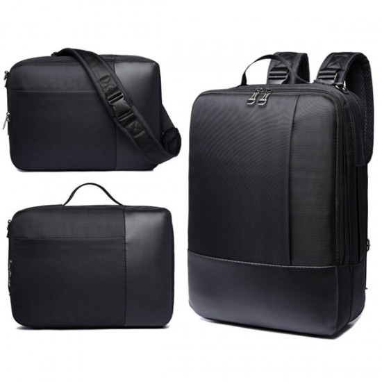16.5inch Laptop Multifunctional Men Nylon Backpack Business Travel Handbag Crossbody Bag 16.5inch Laptop Multifunctional Men Nylon Backpack Business Travel Handbag Crossbody Bag