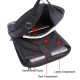 16.5inch Laptop Multifunctional Men Nylon Backpack Business Travel Handbag Crossbody Bag 16.5inch Laptop Multifunctional Men Nylon Backpack Business Travel Handbag Crossbody Bag
