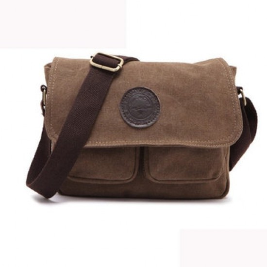 Men Retro Crossbody Bag Canvas Shoulder Bag Messenger Men Retro Crossbody Bag Canvas Shoulder Bag Messenger