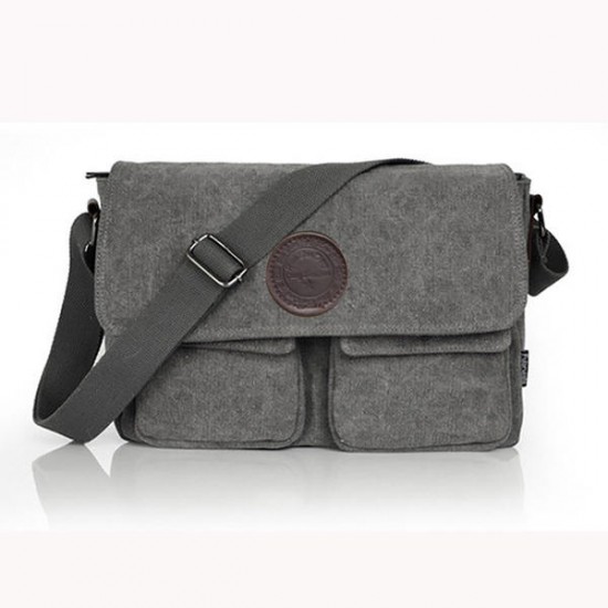 Men Retro Crossbody Bag Canvas Shoulder Bag Messenger Men Retro Crossbody Bag Canvas Shoulder Bag Messenger