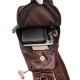 Ekphero® Men Genuine Leather Vintage Chest Bag Casual Crossbody Bag Ekphero® Men Genuine Leather Vintage Chest Bag Casual Crossbody Bag