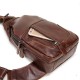 Ekphero® Men Genuine Leather Vintage Chest Bag Casual Crossbody Bag Ekphero® Men Genuine Leather Vintage Chest Bag Casual Crossbody Bag