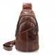 Ekphero® Men Vintage Genuine Leather Retro Crossbody Bag Chest Bag Ekphero® Men Vintage Genuine Leather Retro Crossbody Bag Chest Bag
