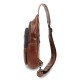 Ekphero® Men Vintage Genuine Leather Retro Crossbody Bag Chest Bag Ekphero® Men Vintage Genuine Leather Retro Crossbody Bag Chest Bag