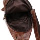 Ekphero® Men Vintage Genuine Leather Retro Crossbody Bag Chest Bag Ekphero® Men Vintage Genuine Leather Retro Crossbody Bag Chest Bag