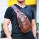 Ekphero® Men Vintage Genuine Leather Retro Crossbody Bag Chest Bag Ekphero® Men Vintage Genuine Leather Retro Crossbody Bag Chest Bag