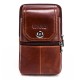 Men Genuine Leather Vintage Waist Bag Business Crossbody Bag Cell Phone Bag for 6 inch Phones Men Genuine Leather Vintage Waist Bag Business Crossbody Bag Cell Phone Bag for 6 inch Phones