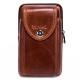 Men Genuine Leather Vintage Waist Bag Business Crossbody Bag Cell Phone Bag for 6 inch Phones Men Genuine Leather Vintage Waist Bag Business Crossbody Bag Cell Phone Bag for 6 inch Phones