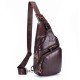 Bullcaptain Genuine Leather Retro Chest Bag Outdoor Leisure Daypack Crossbody Bag for Men Bullcaptain Genuine Leather Retro Chest Bag Outdoor Leisure Daypack Crossbody Bag for Men