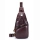 Bullcaptain Genuine Leather Retro Chest Bag Outdoor Leisure Daypack Crossbody Bag for Men Bullcaptain Genuine Leather Retro Chest Bag Outdoor Leisure Daypack Crossbody Bag for Men