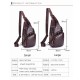 Bullcaptain Genuine Leather Retro Chest Bag Outdoor Leisure Daypack Crossbody Bag for Men Bullcaptain Genuine Leather Retro Chest Bag Outdoor Leisure Daypack Crossbody Bag for Men