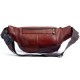 Men Genuine Leather Multi-function Large Capacity Waist Bag Chest Bag Crossbody Bag Men Genuine Leather Multi-function Large Capacity Waist Bag Chest Bag Crossbody Bag