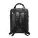 Men Black Business Backpack 3 Compartments Laptop Bag Multifunction Briefcase Men Black Business Backpack 3 Compartments Laptop Bag Multifunction Briefcase