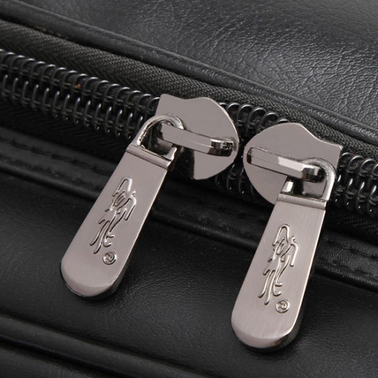 Men Black Business Backpack 3 Compartments Laptop Bag Multifunction Briefcase Men Black Business Backpack 3 Compartments Laptop Bag Multifunction Briefcase
