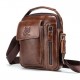 Bullcaptain Genuine Leather Business Messenger Bag Vintage Mini Shoulder Bag Crossbody Bag For Men Bullcaptain Genuine Leather Business Messenger Bag Vintage Mini Shoulder Bag Crossbody Bag For Men
