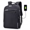 Men Coded Lock Anti-theft USB Charging Laptop Bag Backpack
