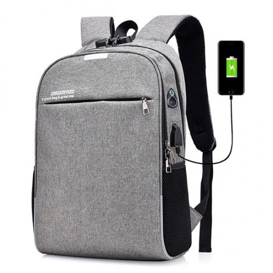 Men Coded Lock Anti-theft USB Charging Laptop Bag Backpack Men Coded Lock Anti-theft USB Charging Laptop Bag Backpack