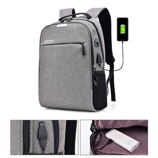 Men Coded Lock Anti-theft USB Charging Laptop Bag Backpack Men Coded Lock Anti-theft USB Charging Laptop Bag Backpack