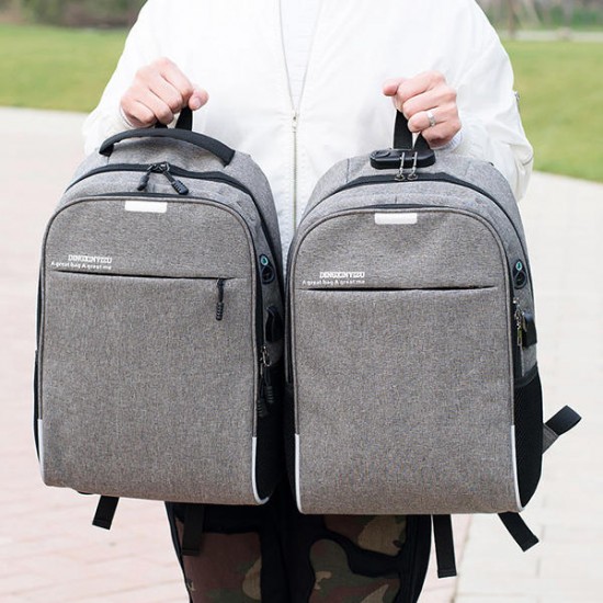 Men Coded Lock Anti-theft USB Charging Laptop Bag Backpack Men Coded Lock Anti-theft USB Charging Laptop Bag Backpack