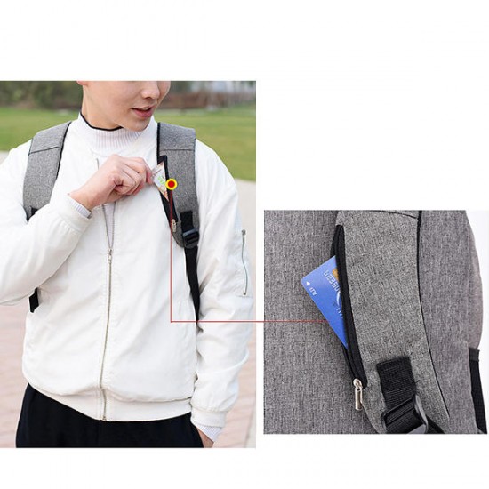 Men Coded Lock Anti-theft USB Charging Laptop Bag Backpack Men Coded Lock Anti-theft USB Charging Laptop Bag Backpack