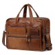 Men Ekphero Vintage Genuine Leather Large Capacity Business Handbag Crossbody Bag Men Ekphero Vintage Genuine Leather Large Capacity Business Handbag Crossbody Bag