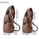 Men Outdoor Shoulder Resistant Anti Theft Chest Bag Travel Daypack with USB Charging Port Men Outdoor Shoulder Resistant Anti Theft Chest Bag Travel Daypack with USB Charging Port