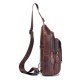 Bullcaptain Genuine Leather Bag Vintage Sling Bag Chest Bag for Men Bullcaptain Genuine Leather Bag Vintage Sling Bag Chest Bag for Men