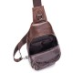 Bullcaptain Genuine Leather Bag Vintage Sling Bag Chest Bag for Men Bullcaptain Genuine Leather Bag Vintage Sling Bag Chest Bag for Men