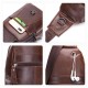 Bullcaptain Genuine Leather Bag Vintage Sling Bag Chest Bag for Men Bullcaptain Genuine Leather Bag Vintage Sling Bag Chest Bag for Men