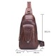 Bullcaptain Genuine Leather Bag Vintage Sling Bag Chest Bag for Men Bullcaptain Genuine Leather Bag Vintage Sling Bag Chest Bag for Men