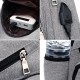 Men Oxford Large Capacity Casual Outdoor Travel USB Charging Port Sling Bag Chest Bag Crossbody Bag Men Oxford Large Capacity Casual Outdoor Travel USB Charging Port Sling Bag Chest Bag Crossbody Bag