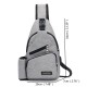 Men Oxford Large Capacity Casual Outdoor Travel USB Charging Port Sling Bag Chest Bag Crossbody Bag Men Oxford Large Capacity Casual Outdoor Travel USB Charging Port Sling Bag Chest Bag Crossbody Bag