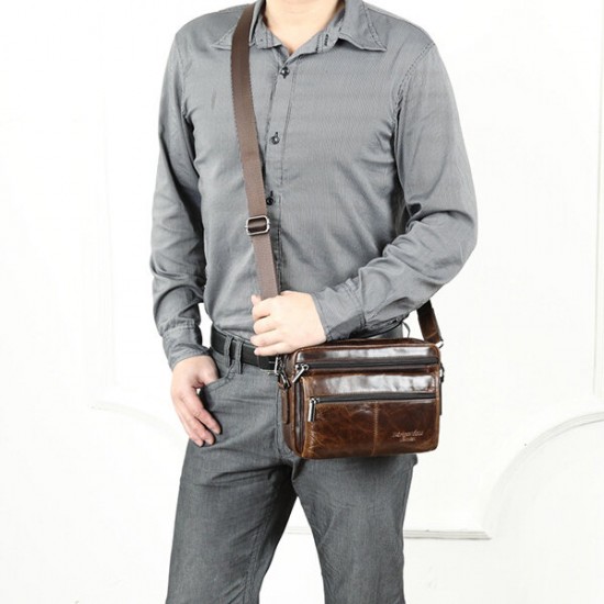 Men Genuine Leather Business Crossbody Bag Shoulder Bag Men Genuine Leather Business Crossbody Bag Shoulder Bag