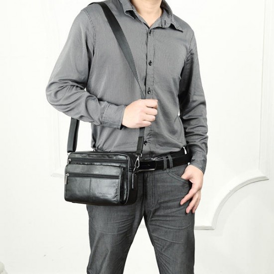 Men Genuine Leather Business Crossbody Bag Shoulder Bag Men Genuine Leather Business Crossbody Bag Shoulder Bag