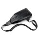 Men PU Leather Crocodile Printed Fashion Crossbody Bag Chest Bag Men PU Leather Crocodile Printed Fashion Crossbody Bag Chest Bag