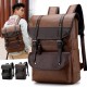 Men Anti-theft Large Capacity PU Leather Backpack Casual Vintage Shoulder Bag Men Anti-theft Large Capacity PU Leather Backpack Casual Vintage Shoulder Bag