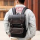 Men Anti-theft Large Capacity PU Leather Backpack Casual Vintage Shoulder Bag Men Anti-theft Large Capacity PU Leather Backpack Casual Vintage Shoulder Bag