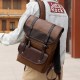 Men Anti-theft Large Capacity PU Leather Backpack Casual Vintage Shoulder Bag Men Anti-theft Large Capacity PU Leather Backpack Casual Vintage Shoulder Bag