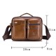 Men Genuine Leather Crossbody Bag Earphone Cowhide Bag Men Genuine Leather Crossbody Bag Earphone Cowhide Bag