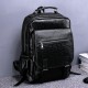 Faux Leather Large Capacity Laptop Bag Backpack For Men Faux Leather Large Capacity Laptop Bag Backpack For Men
