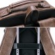 Faux Leather Large Capacity Laptop Bag Backpack For Men Faux Leather Large Capacity Laptop Bag Backpack For Men