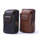 Faux Leather Casual Double Zipper Phone Bag Waist Bag For Men Faux Leather Casual Double Zipper Phone Bag Waist Bag For Men