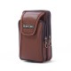 Faux Leather Casual Double Zipper Phone Bag Waist Bag For Men Faux Leather Casual Double Zipper Phone Bag Waist Bag For Men