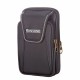 Faux Leather Casual Double Zipper Phone Bag Waist Bag For Men Faux Leather Casual Double Zipper Phone Bag Waist Bag For Men