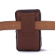 Faux Leather Casual Double Zipper Phone Bag Waist Bag For Men Faux Leather Casual Double Zipper Phone Bag Waist Bag For Men