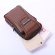 Faux Leather Casual Double Zipper Phone Bag Waist Bag For Men Faux Leather Casual Double Zipper Phone Bag Waist Bag For Men